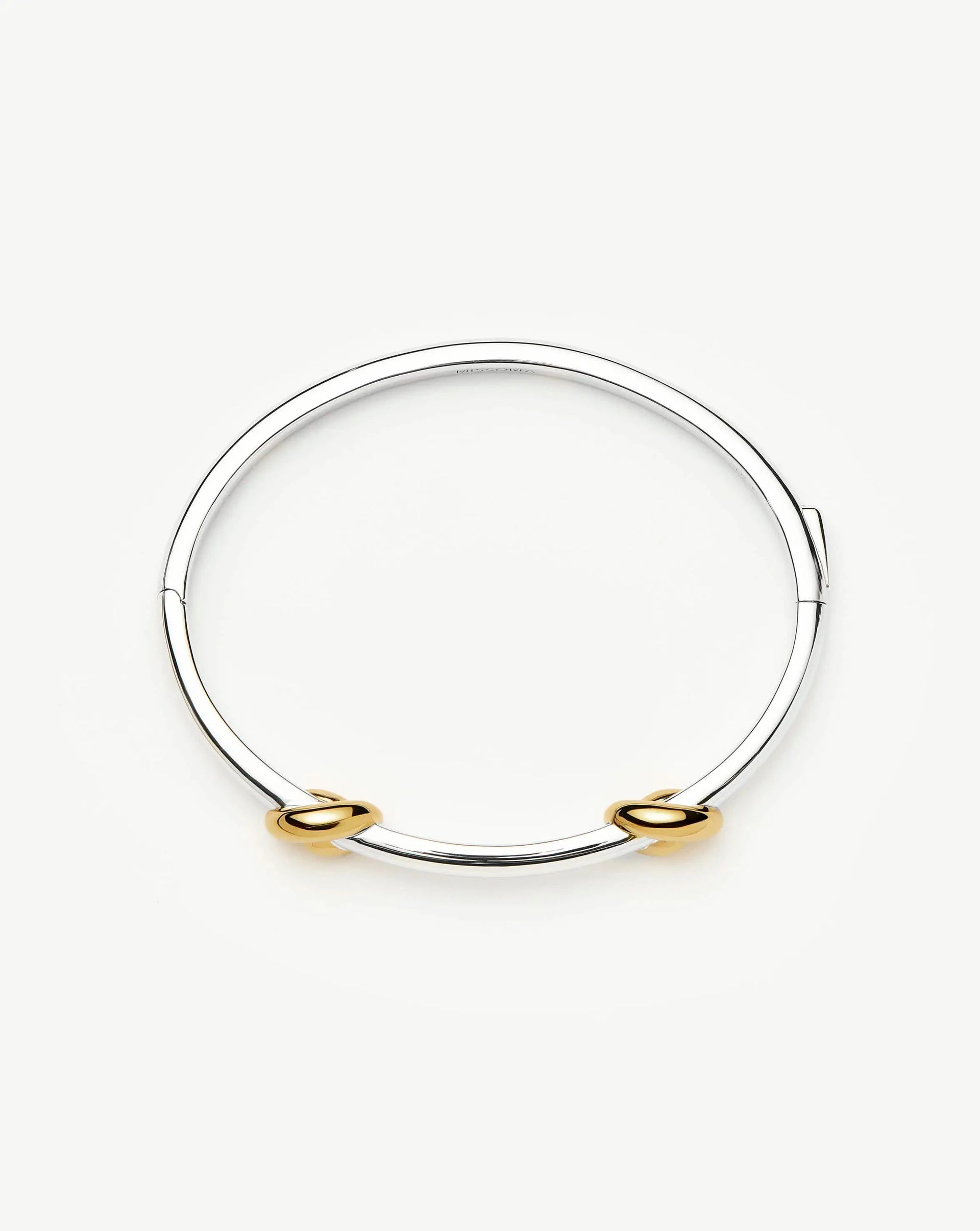 Lucy Williams Knot Hinged Bangle | Mixed Metal - Mixed Metal / S/m