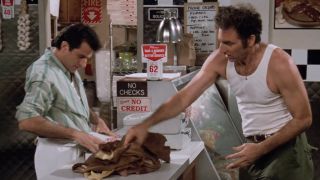 Peter Allas and Michael Richards on Seinfeld