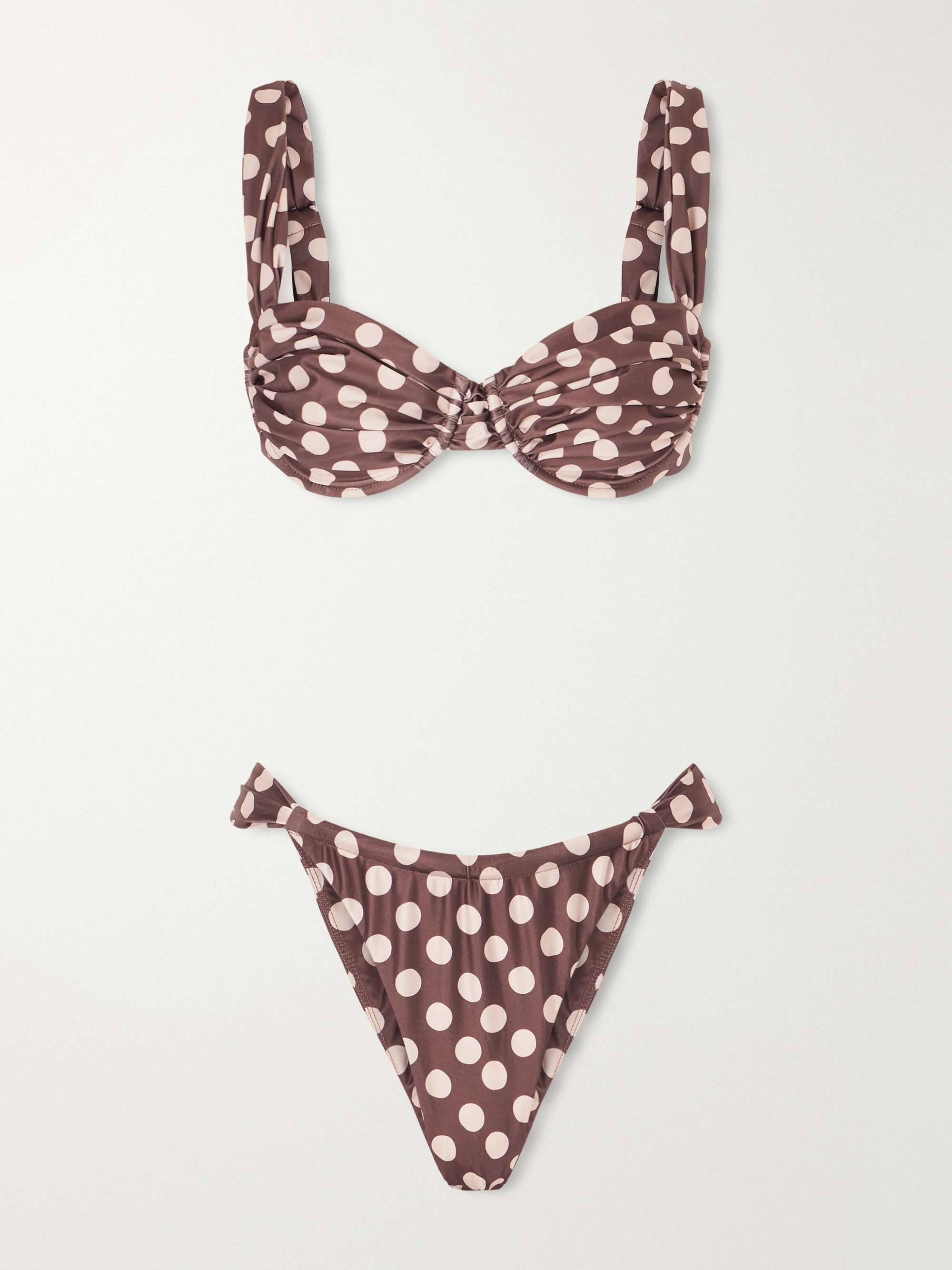 Sol and Andez Polka-Dot Recycled Bikini