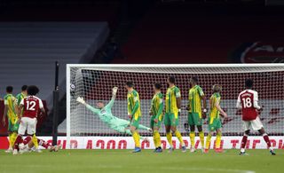 Willian's first Arsenal goal sealed West Brom's fate