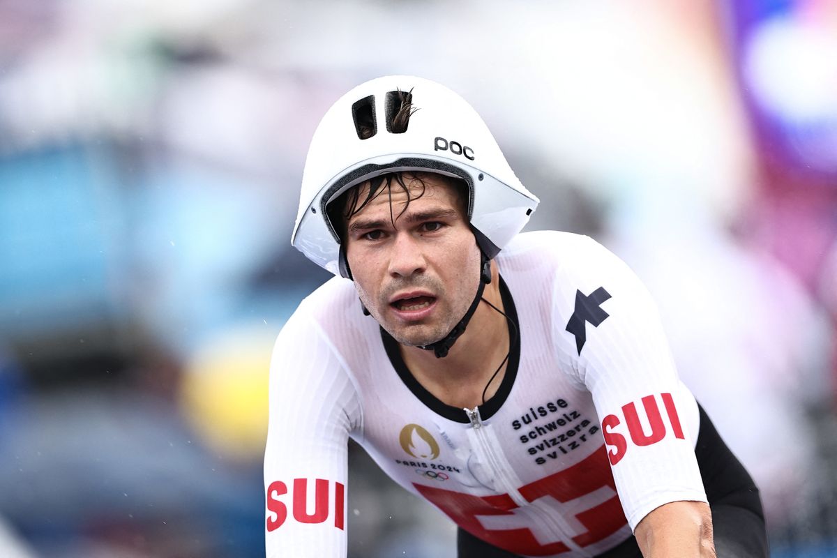 Stefan Bissegger (Switzerland) finished sixth in the time trial