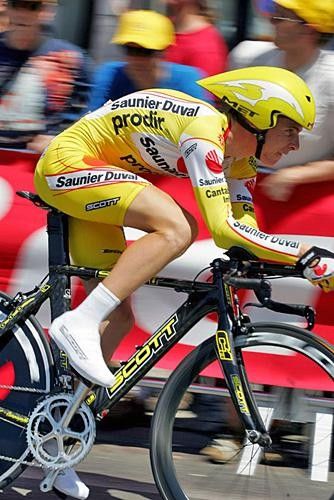 David Millar (Saunier Duval-Prodir) was back to ride his first Tour prologue in 2 years.