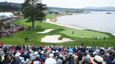 Tiger Woods, Justin Rose and Jordan Spieth play their opening round of the US Open at Pebble Beach Golf Links