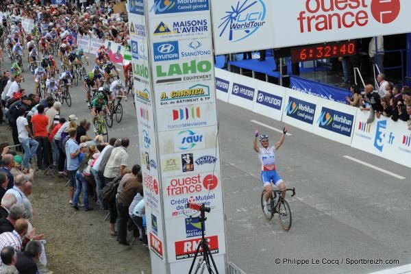 Grega Bole (Lampre - ISD) celebrates victory