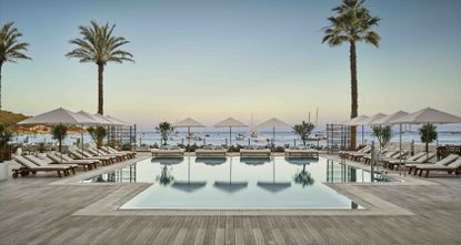 Nobu Hotel Ibiza Bay swimming pool, Ibiza, Spain