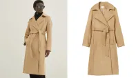 H&M Tie Belt Coat