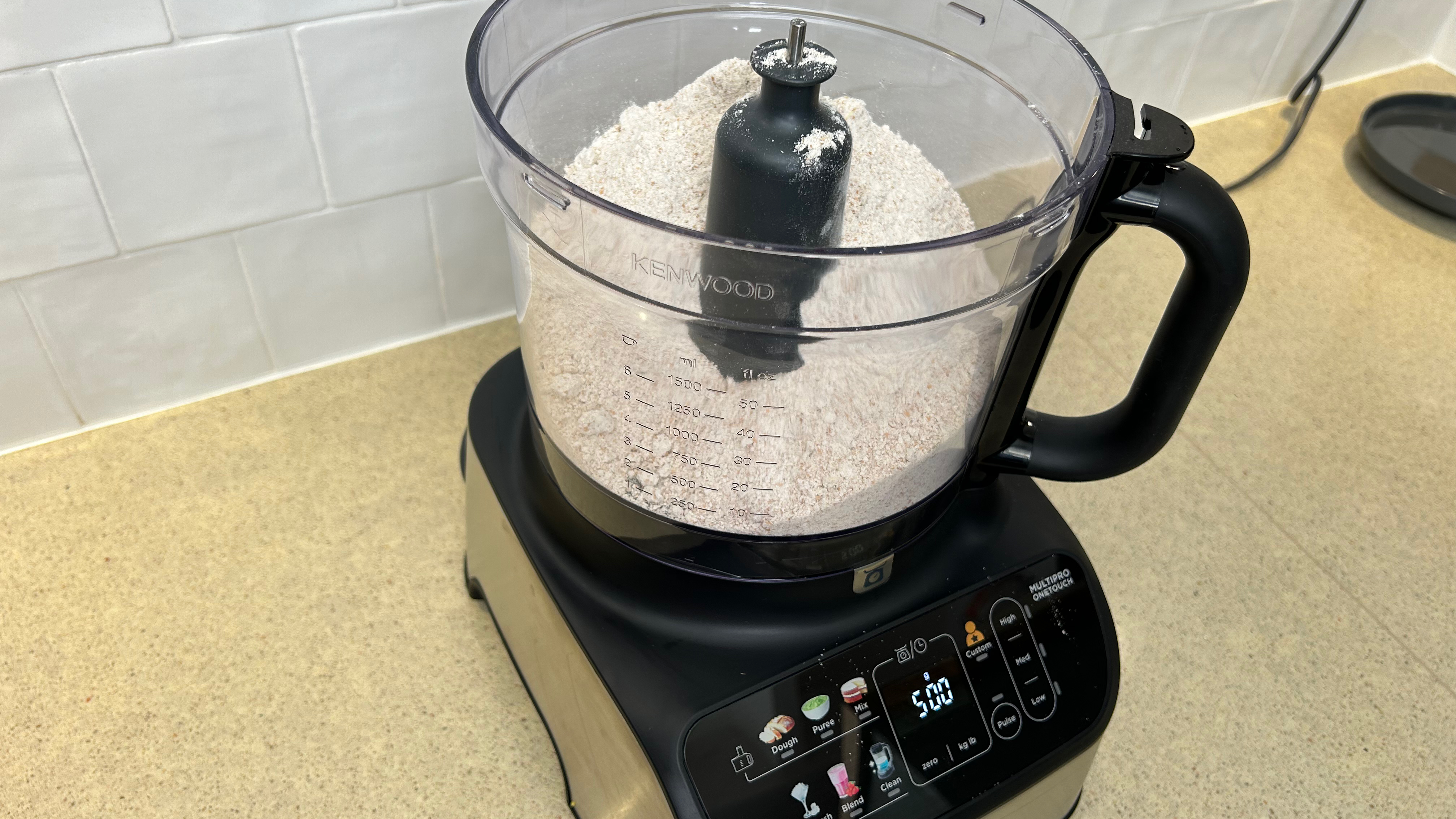 Making bread dough using Kenwood MultiPro OneTouch Food Processor and Blender