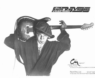 One of the first promo posters for Stevie Ray Vaughan and Double Trouble