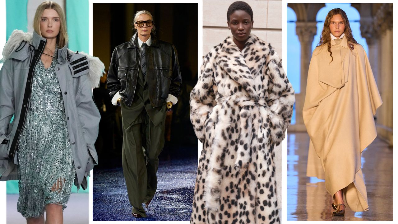 2025 coat trends at Burberry, Saint Laurent, Givenchy, Max Mara