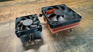 The Asrock Deskmini X600 coolers