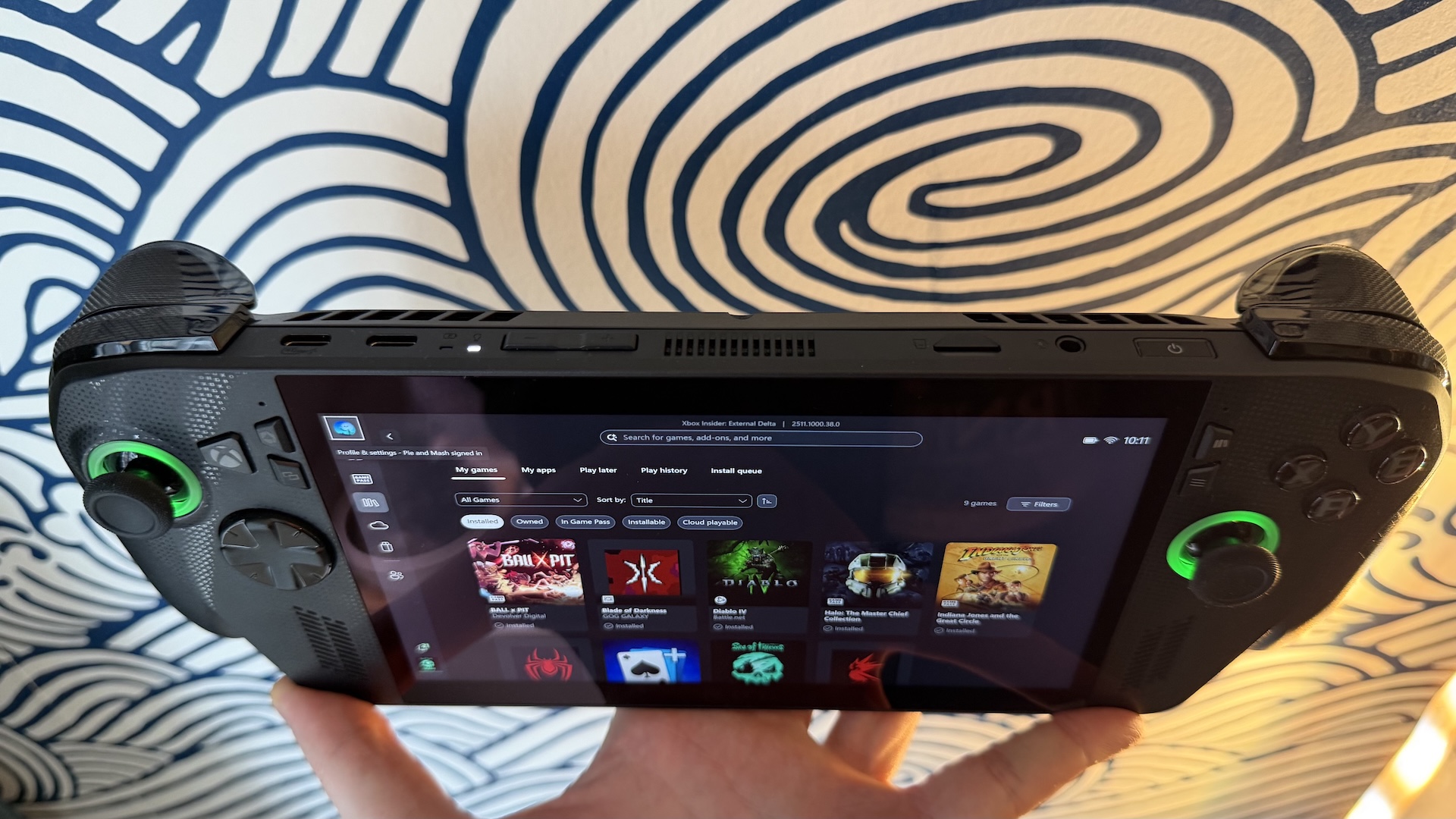 The ASUS ROG Xbox Ally X gaming handheld