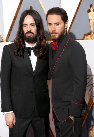 Alessandro Michele & Jared Leto At The Oscars 2016