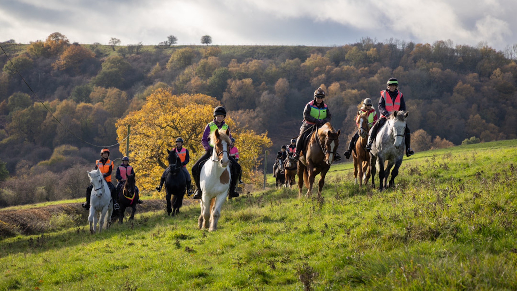 Saint Aelred&amp;rsquo;s Pilgrim Trail Horse Riders at Tylas Barns 2 &amp;copy; Valerie Mather Saint Aelred Horse Trail Launch -12 copy
