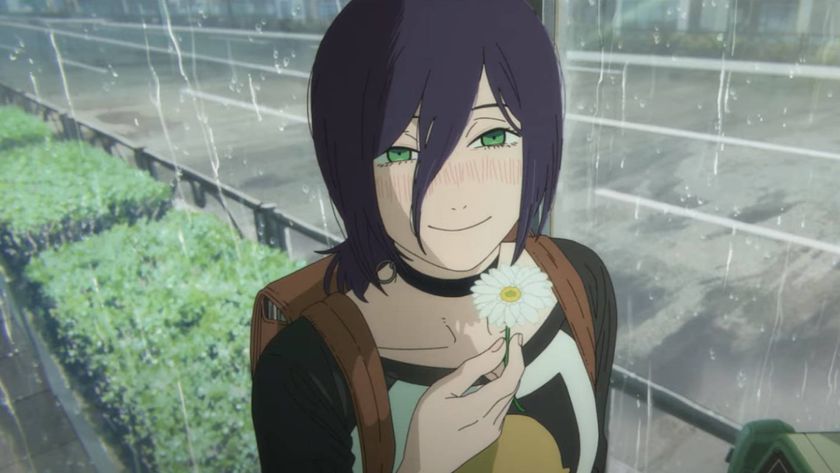 Reze holding a flower in the Chainsaw Man Movie Reze Arc