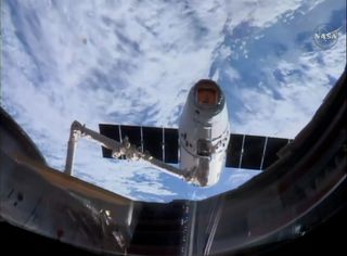 SpaceX's 11th cargo resupply mission arrives at the International Space Station.