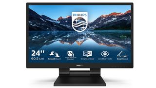 Product shot of Philips 242B9T, one of the best touchscreen monitors in the UK