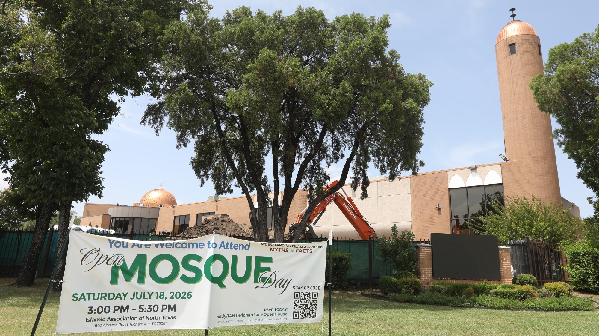 A mosque open house in Richardson, Texas