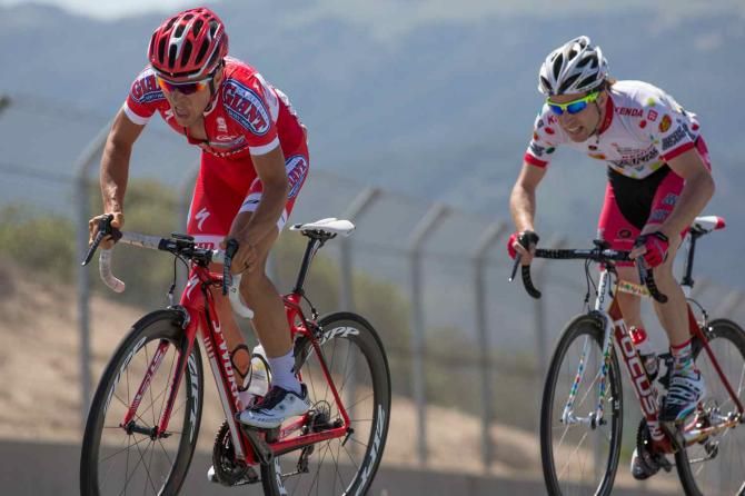 Stefano Barberi digs deep to bring the field back together midway through the final stage of the Sea Otter Classic.
