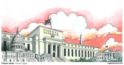 Editorial cartoon U.S. Federal Reserve