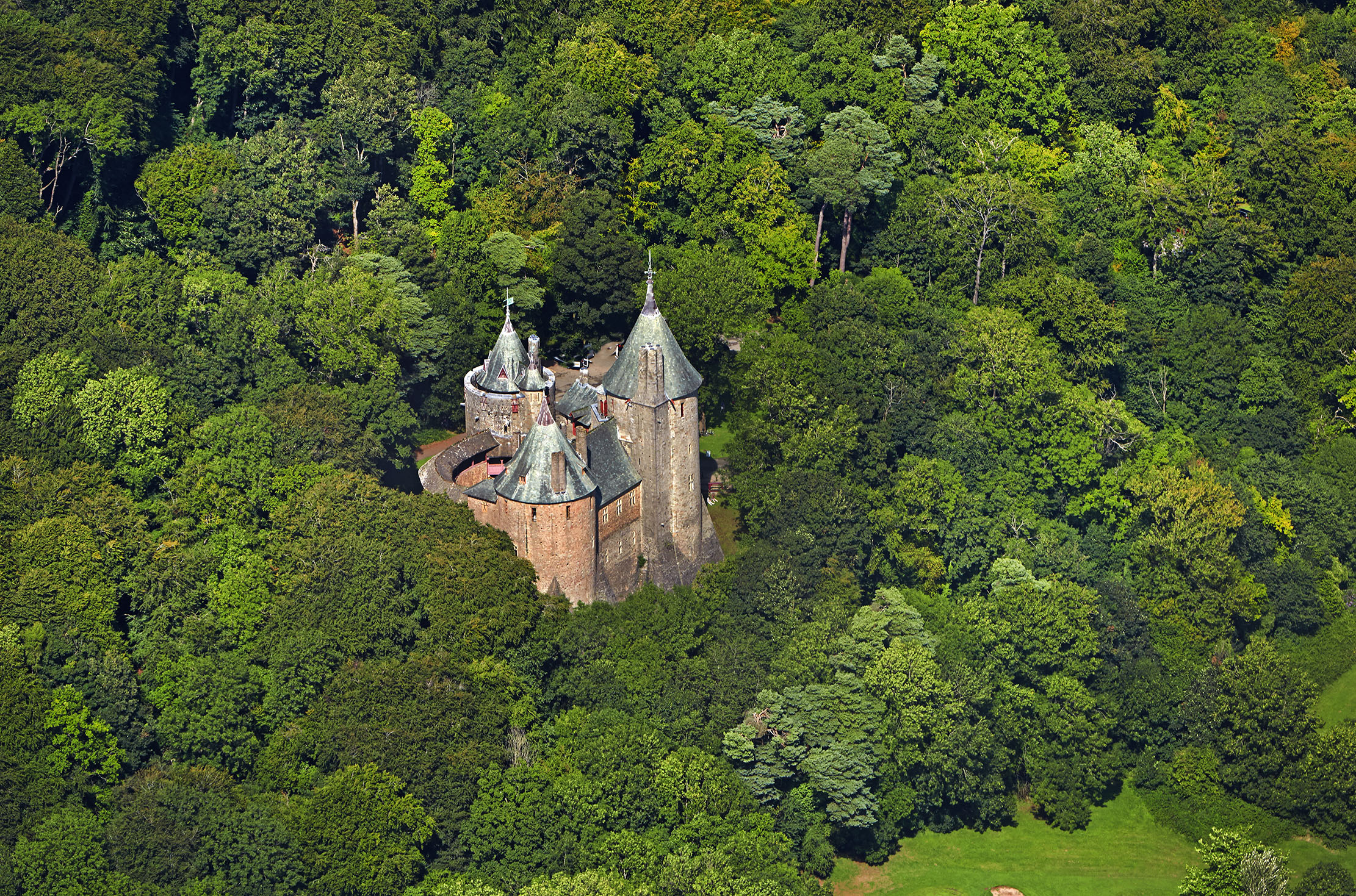 Castell Coch — built between 1871 and 1891 — is one of the places Chris Bryant referenced in his speech to English Heritage.