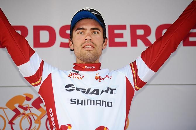 Tom Dumoulin (Giant-Shimano) leads the overall classification after stage 5
