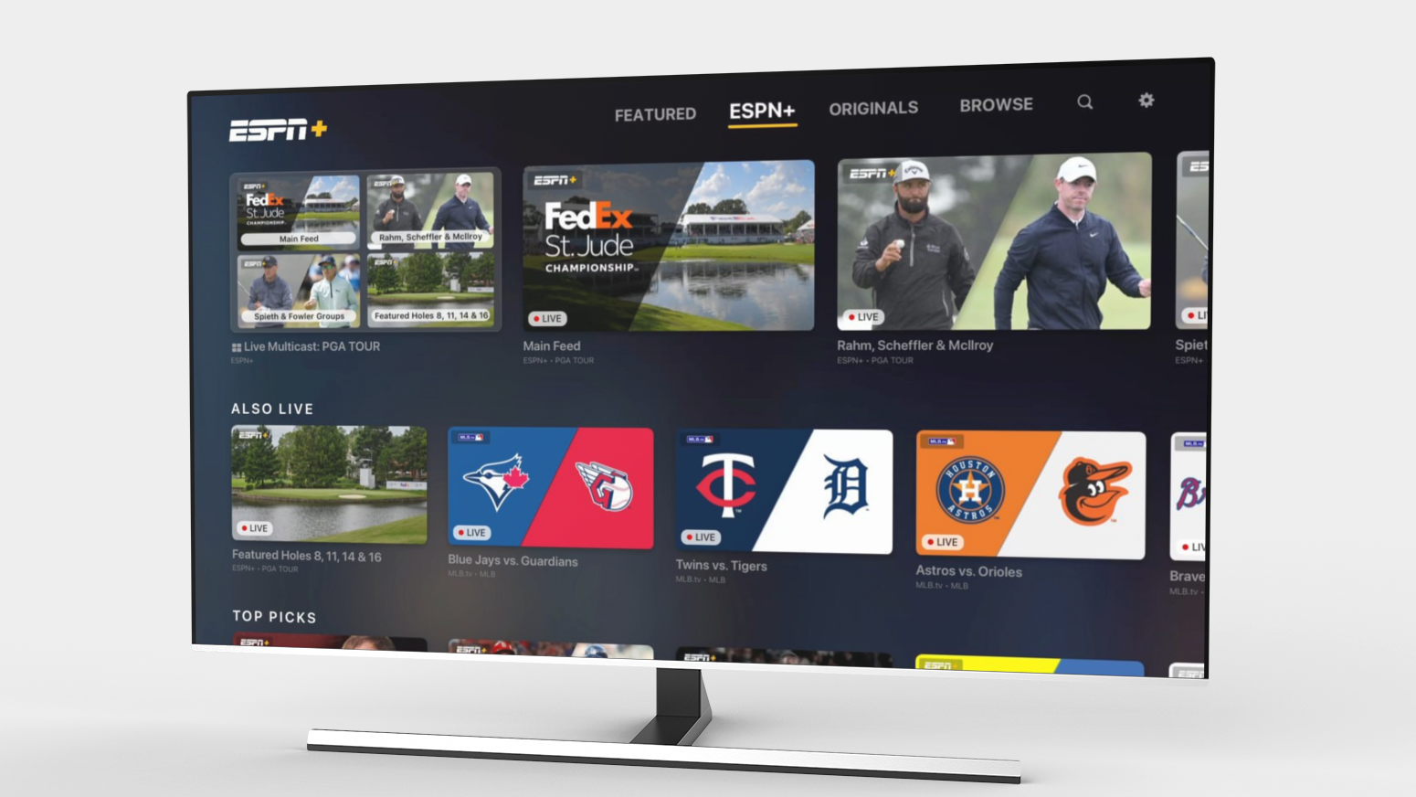 ESPN Moving Multicasts To Featured Section of Streaming App Next TV