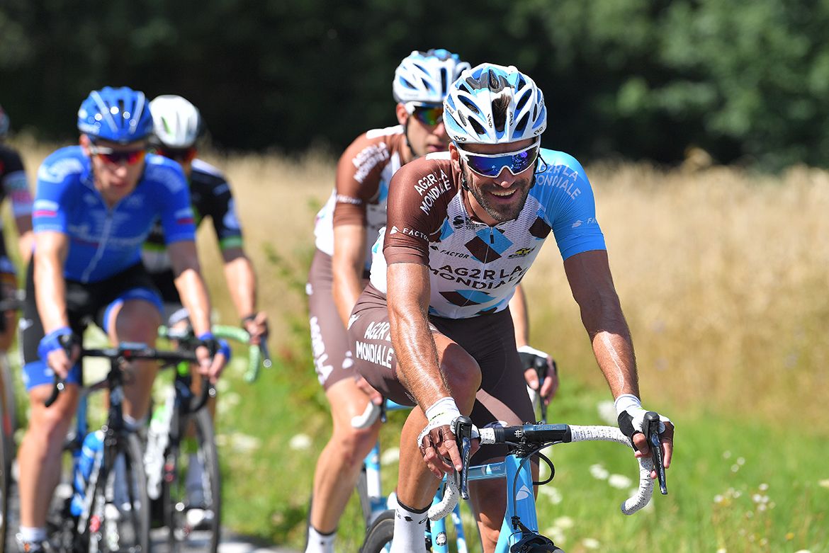Christophe Riblon enjoying his first day at the Tour de Pologne