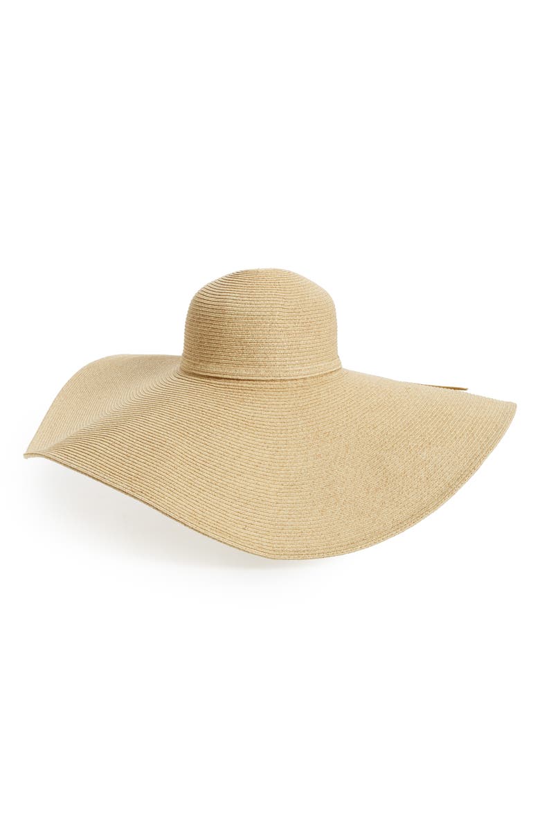 Wide Brim Straw Sun Hat