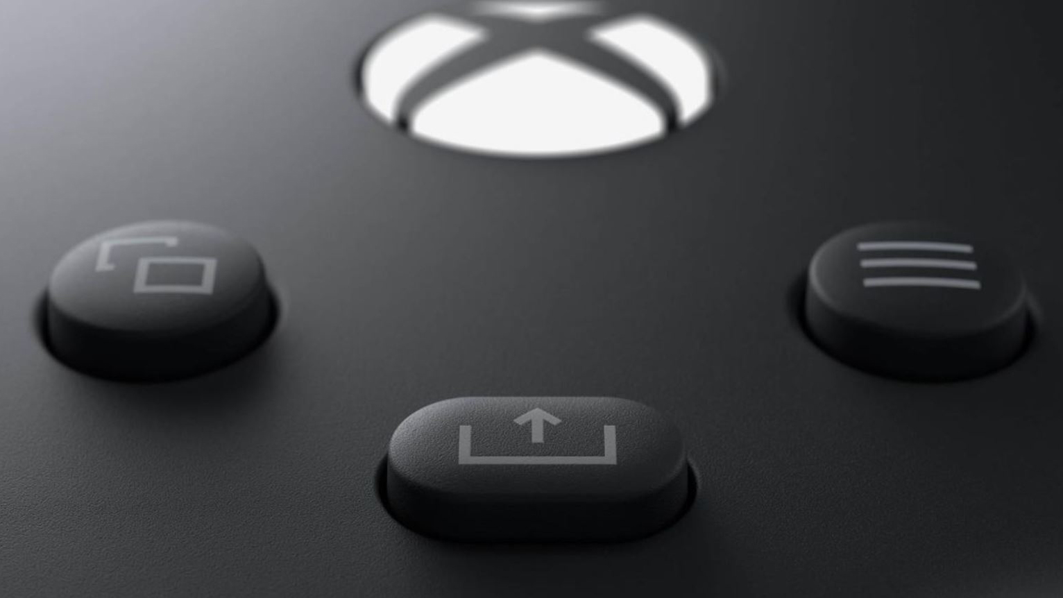 Xbox Series X controller button close-up