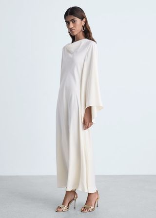 MANGO, Long Satin Dress - Women | Mango Usa