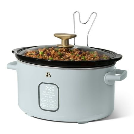 Beautiful 6 Qt Programmable Slow Cooker by Drew Barrymore