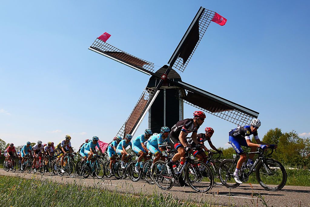 during stage two of the 2016 Giro d&#039;Italia, a 190km stage from Arnhem to Nijmegen on May 07, 2016 in Nijmegen, Netherlands.