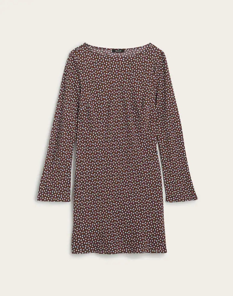 Madewell, Long-Sleeve Boatneck Mini Dress