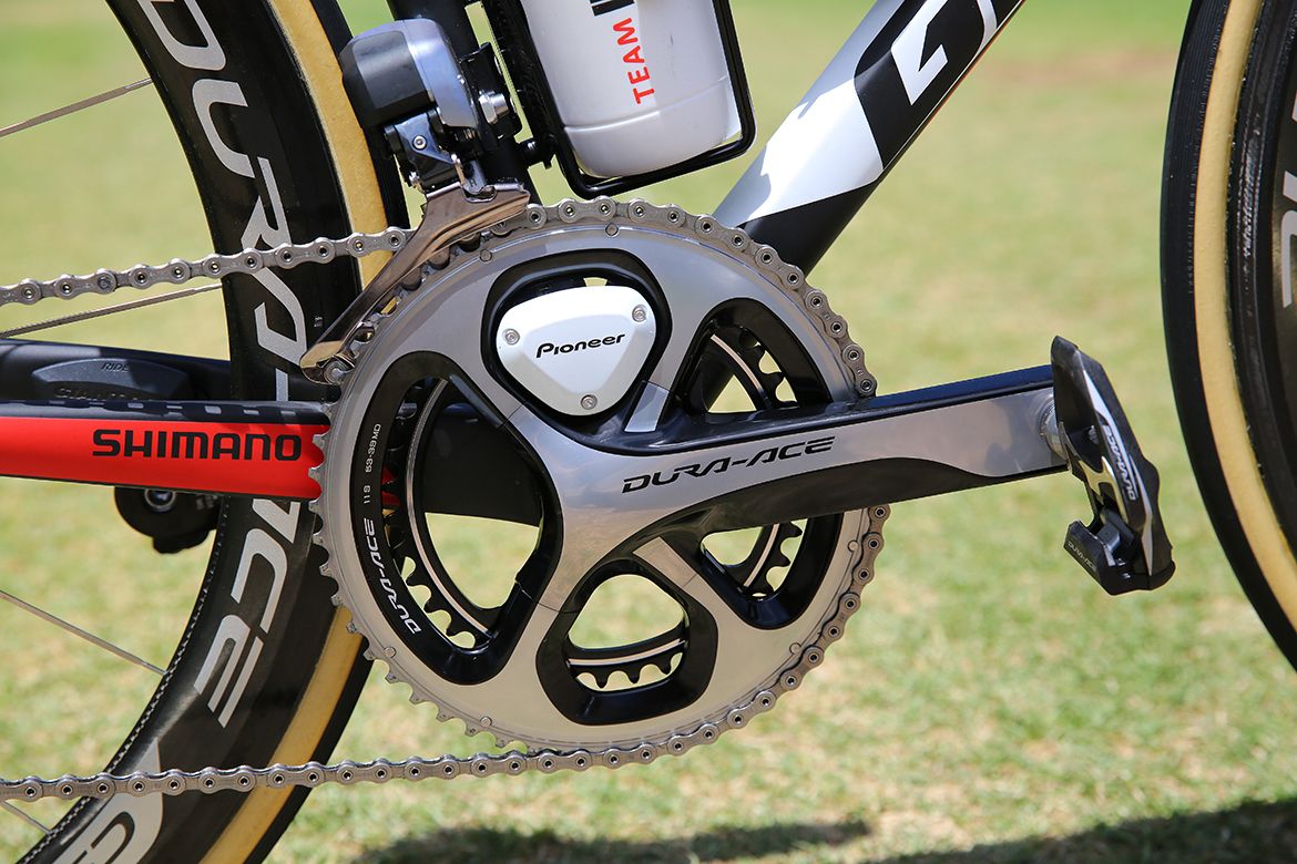 Pioneer power meters with Shimano Dura Ace components for Team Sunweb