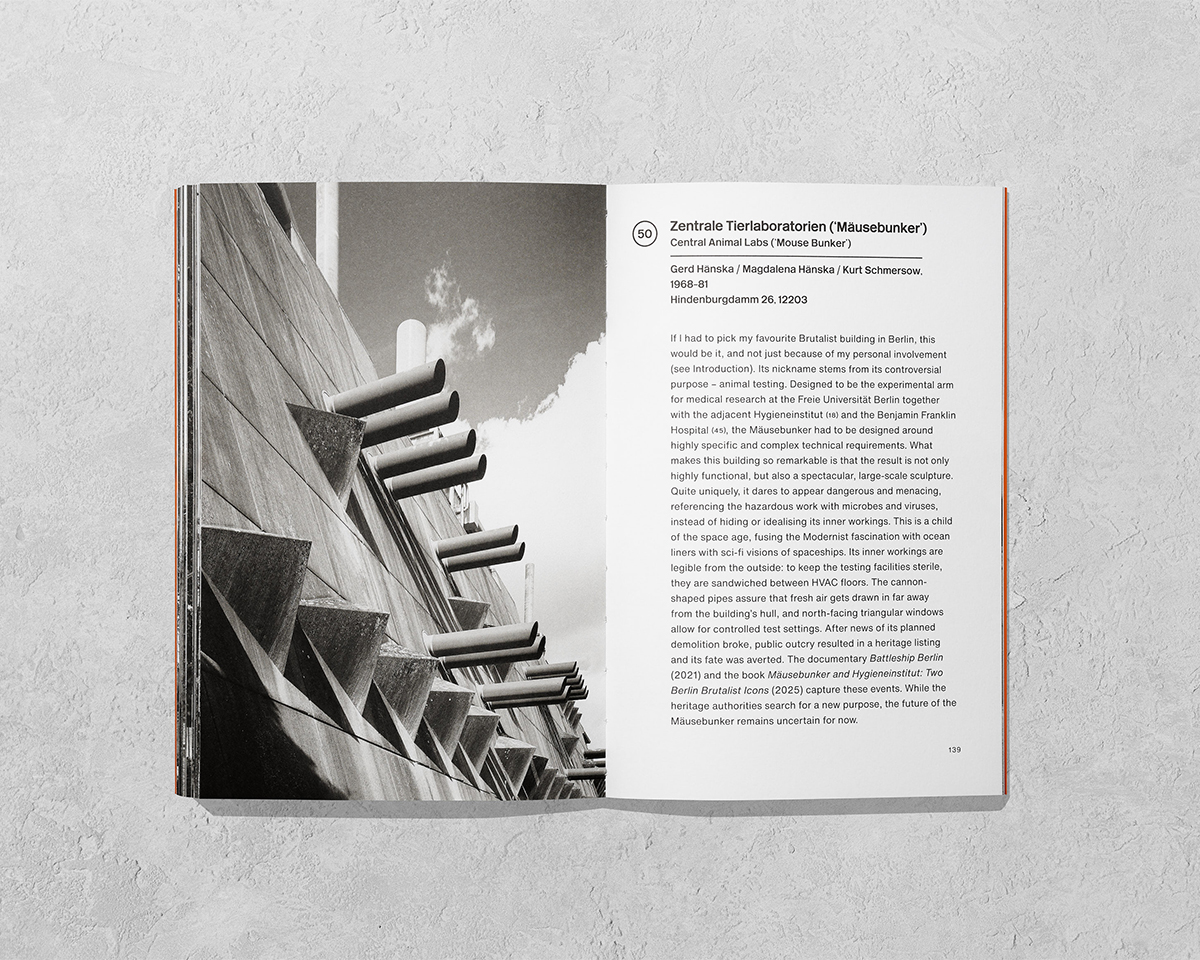 A spread from Brutalist Berlin