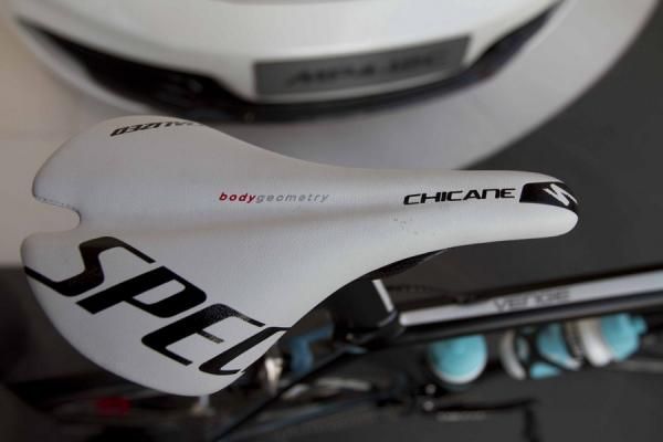 Boonen's rig is fitted with a Specialized S-Works Chicane