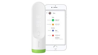 Product shot of the Withings Thermo, one of the best infrared thermometers