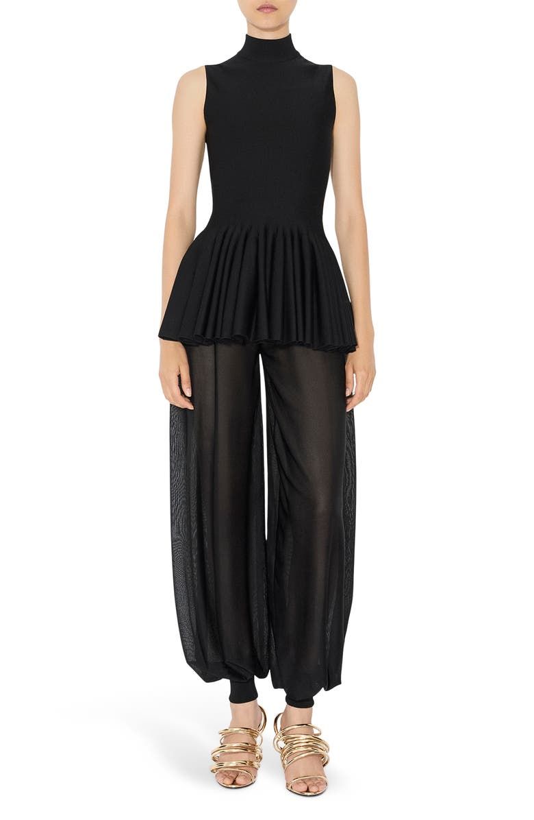 Sheer Balloon Pants