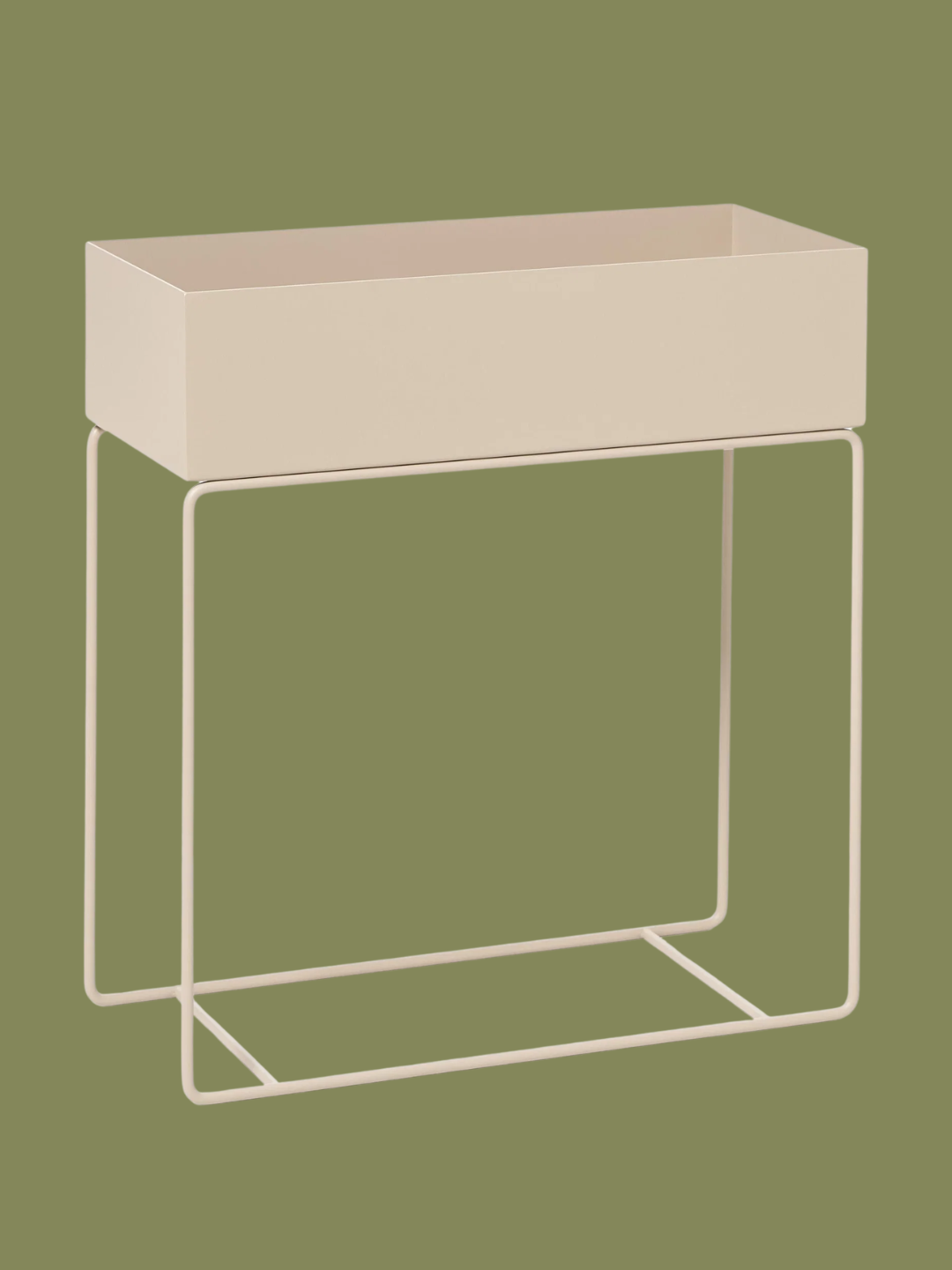 A cream plant box from Ferm Living