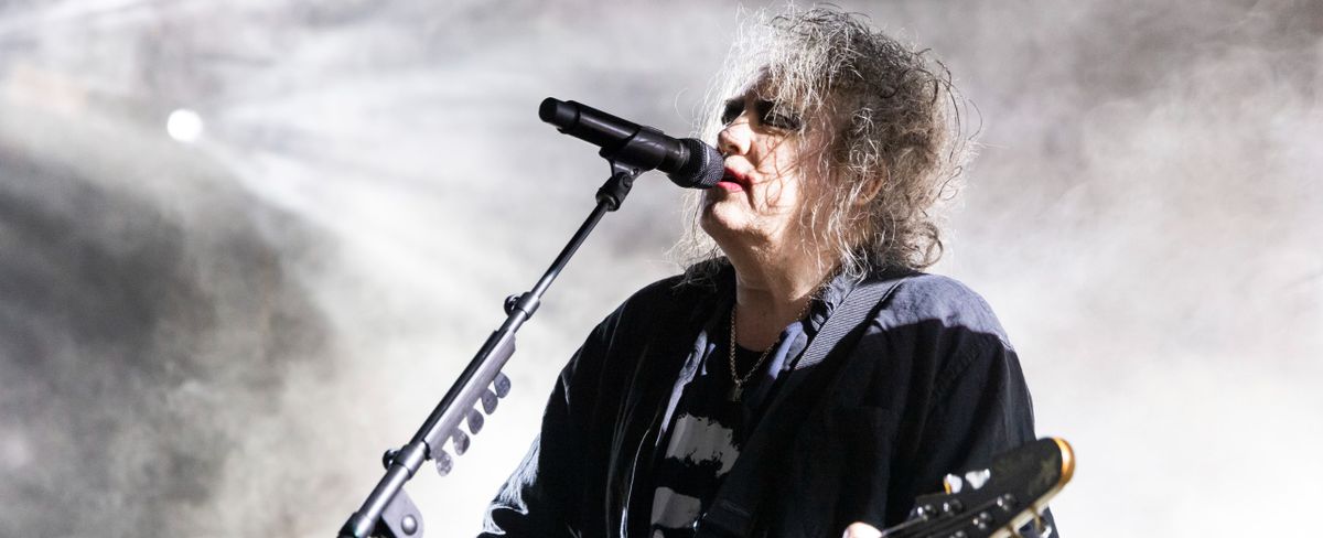 The Cure performing live in 2023