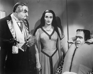 A scene from the 1960s TV series The Munsters
