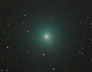 Comet 46P/Wirtanen, as seen on Dec. 6, 2018, from the Canary Islands.