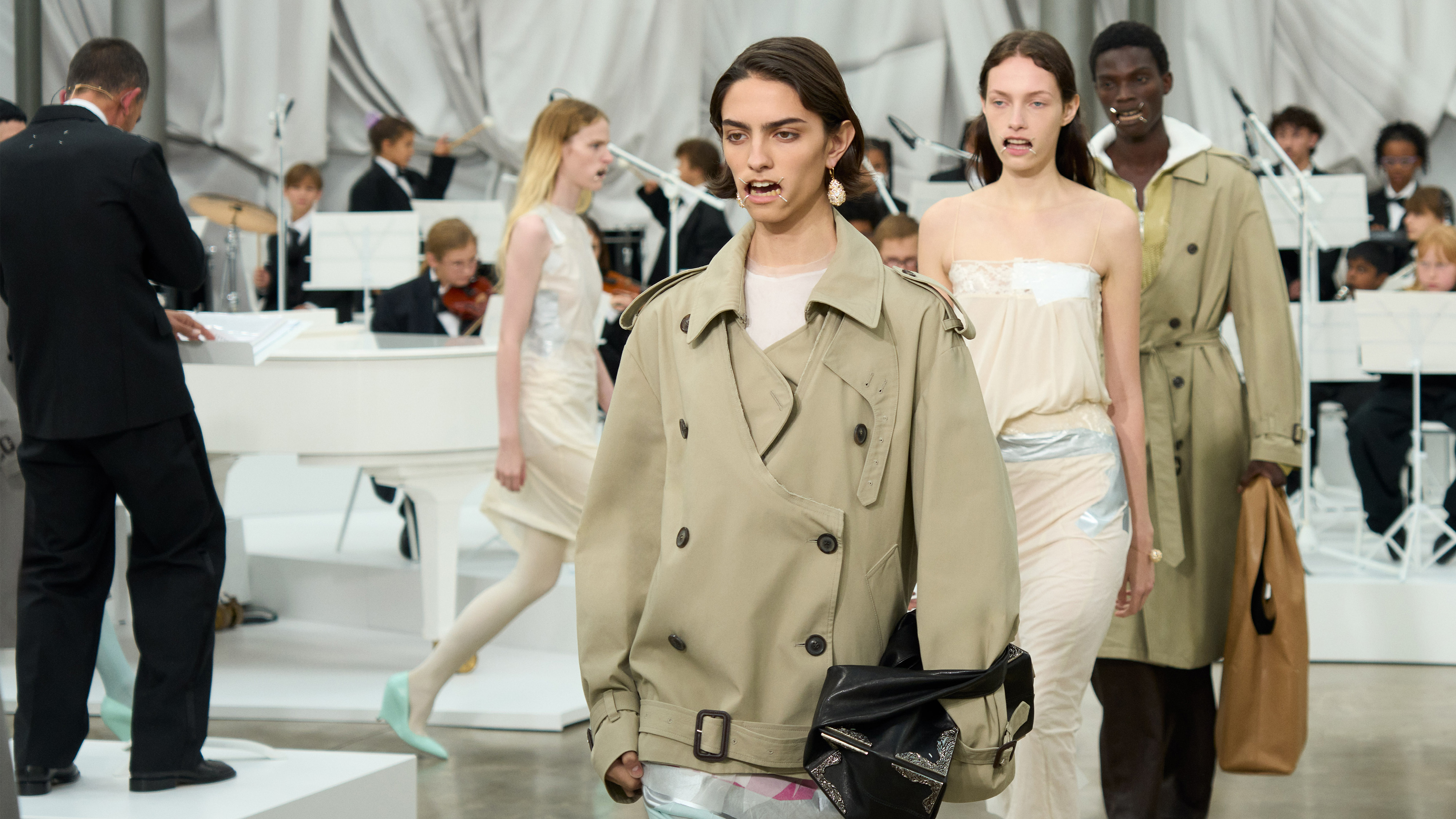 The finale at Maison Margiela&#039;s SS26 Paris Fashion Week show.