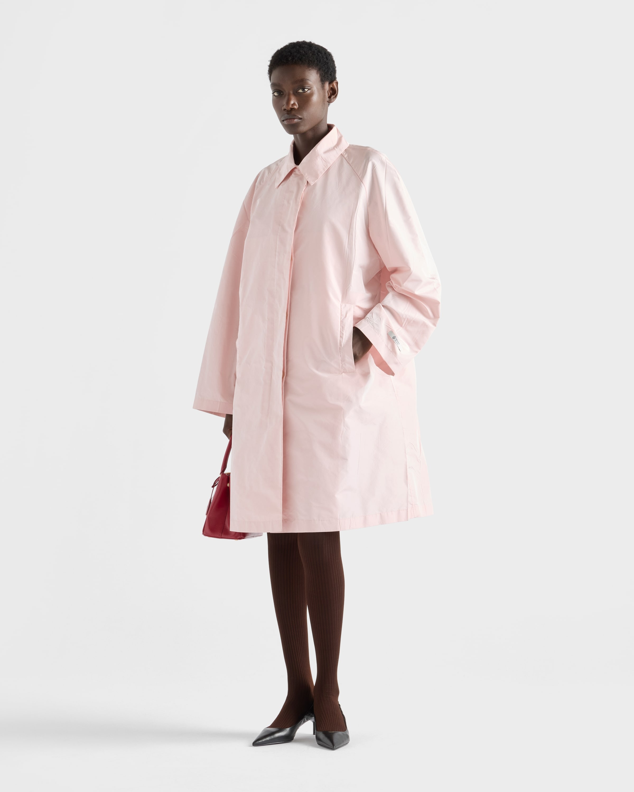 prada, Technical Taffeta Coat