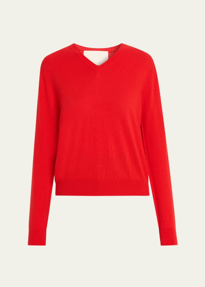 The Sanderson V-Neck Cashmere Sweater