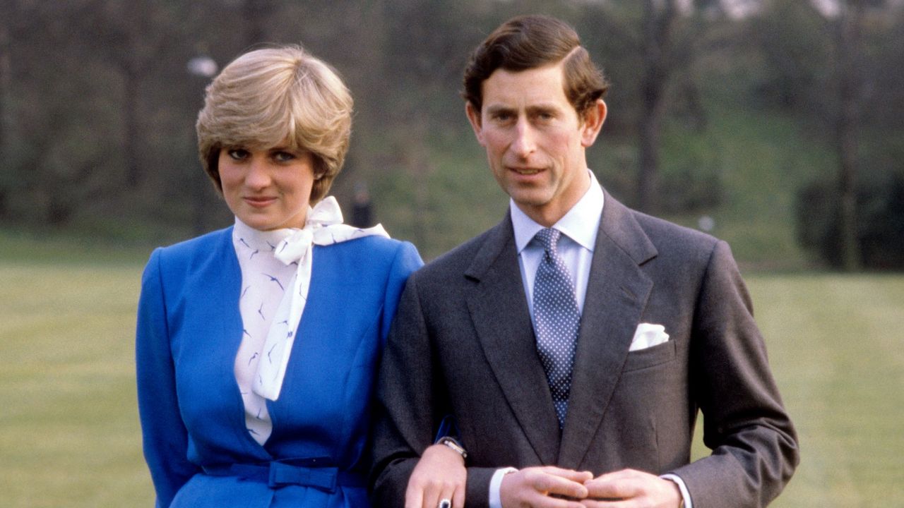 Prince Charles and Lady Diana Spencer announce their engagement