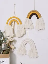 1pc Rainbow Tassel Wall Decor | £5.99