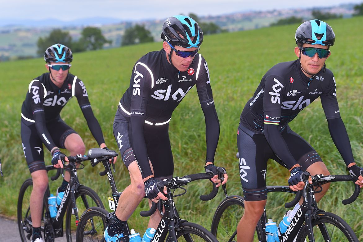 Chris Froome at the Crit&eacute;rium du Dauphin&eacute;