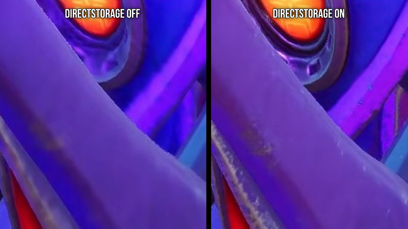 DirectStorage مع إلغاء الضغط GPU