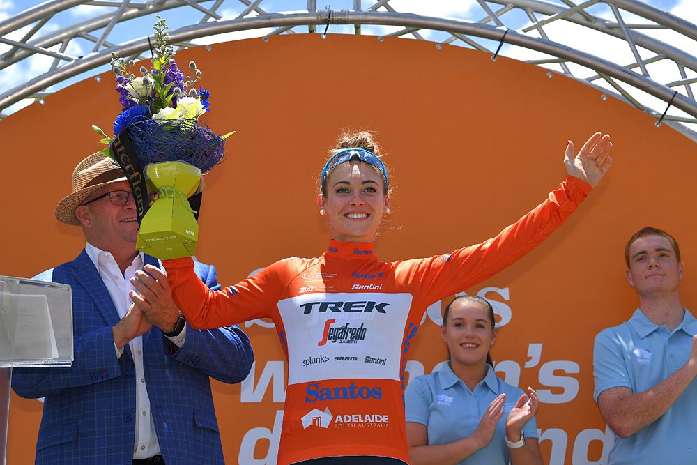 Letizia Paternoster wins at Women's Tour Down Under with new Trek-Segafredo team